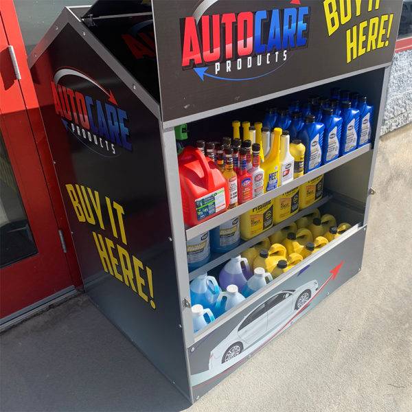 Auto Care Steel Master Dock Locker® Outdoor Display