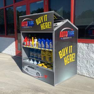 Auto Care Steel Master Dock Locker® Outdoor Display