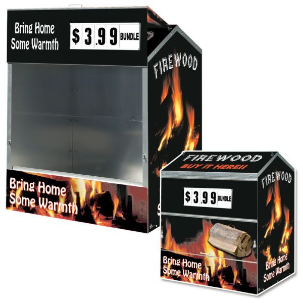 Firewood Steel Master™ Dock Locker outdoor display by Intermarket Technology