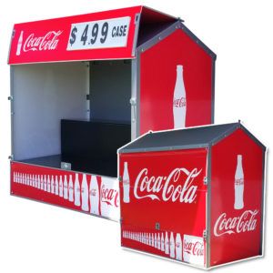 Coca-Cola Dock Locker Displays by InterMarket Technology