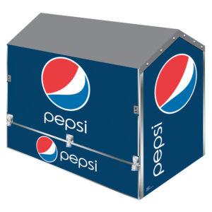 Pepsi Dock Locker Outdoor Beverage Display by Intermarket Technology