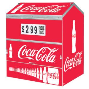 Coca-Cola Steel Dock Locker Outdoor Display by Intermarket Technology