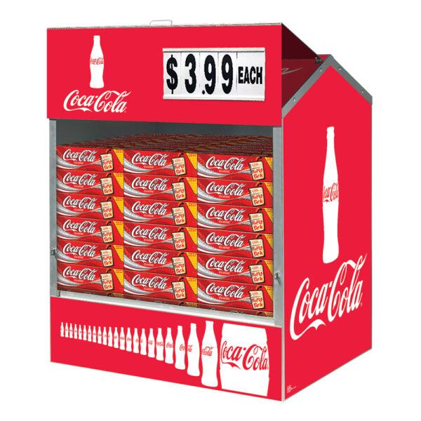 Coca-Cola Steel Dock Locker Outdoor Display by Intermarket Technology