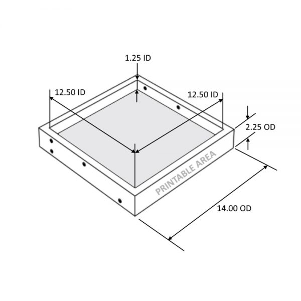 4-Post Wood Display Rack by InterMarket Technology