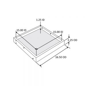 4-Post Wood Display Rack by InterMarket Technology