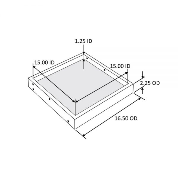 4-Post Wood Display Rack by InterMarket Technology