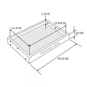 4-Post Wood Display Rack by InterMarket Technology