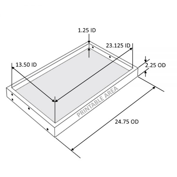 4-Post Wood Display Rack by InterMarket Technology