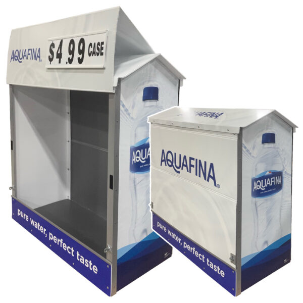 Aquafina Dock Locker® 46 Outdoor Beverage Display by Intermarket Technology