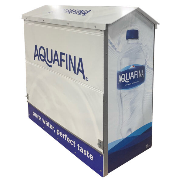 Aquafina Dock Locker® 46 Outdoor Beverage Display by Intermarket Technology