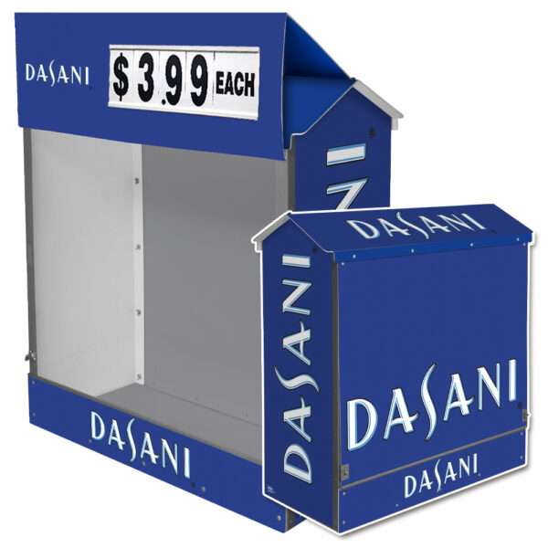 Dasani Dock Locker Outdoor Beverage Display by Intermarket Technology