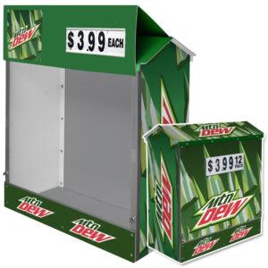 Mountain Dew Dock Locker 46 Outdoor Display by Intermarket Technology