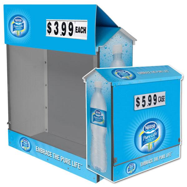 Nestle Pure Life Dock Locker Outdoor Beverage Display by Intermarket Technology