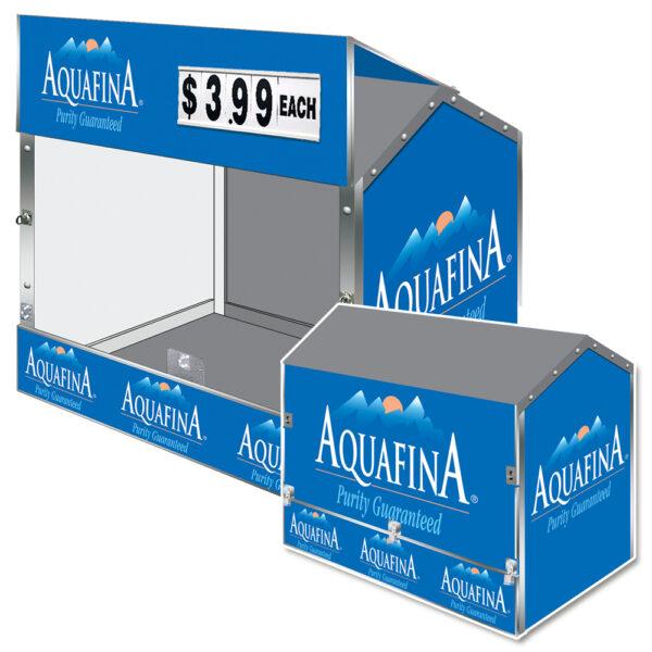 Aquafina Dock Locker 54 Outdoor Beverage Display by Intermarket Technology
