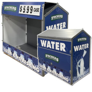 Custom Dock Locker 54 Outdoor Displays for Fischers Market