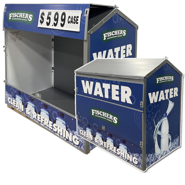 Custom Dock Locker 54 Outdoor Displays for Fischers Market
