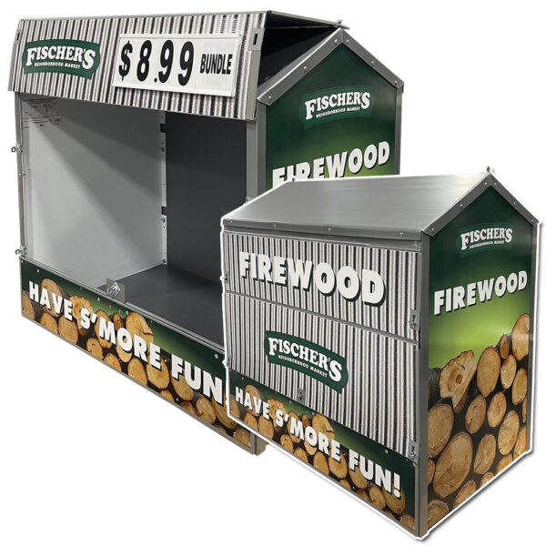 Custom Dock Locker 54 Outdoor Displays for Fischers Market