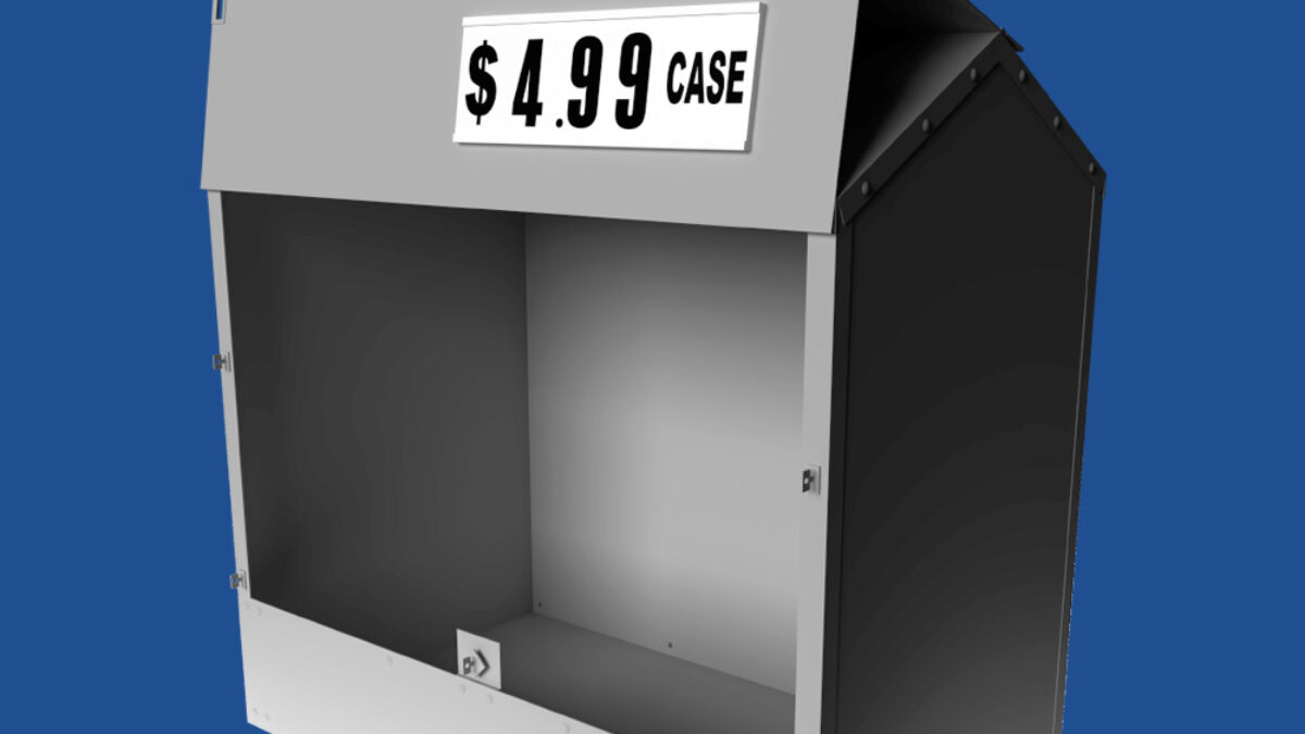 Dock Locker 54 Outdoor Retail Display - InterMarket Technology