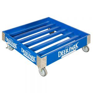 Mobile Master Wood Display Rack by InterMarket Technology