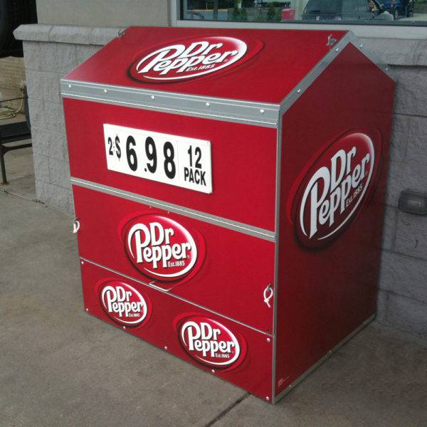 Dr Pepper Steel Master Dock Locker Outdoor Display