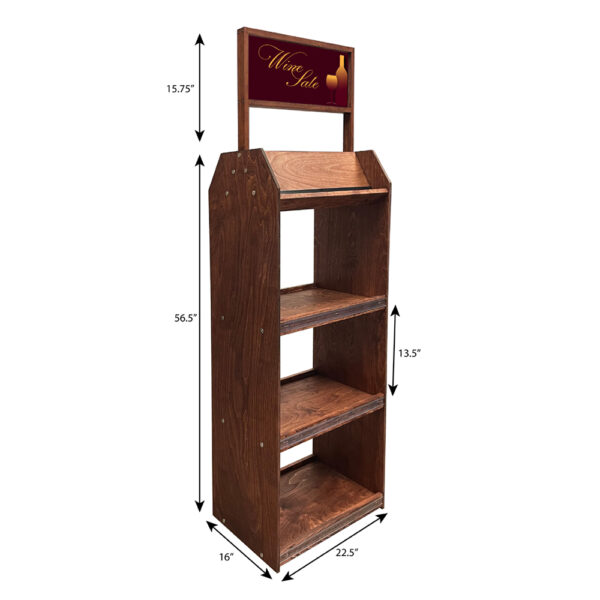Vintage Dual Modular Wine Display Rack