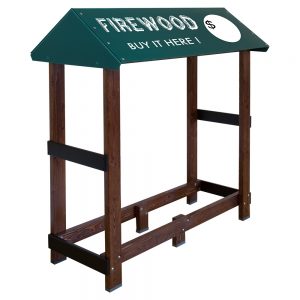 Firewood Dry Stacker Merchandiser by InterMarket Technology