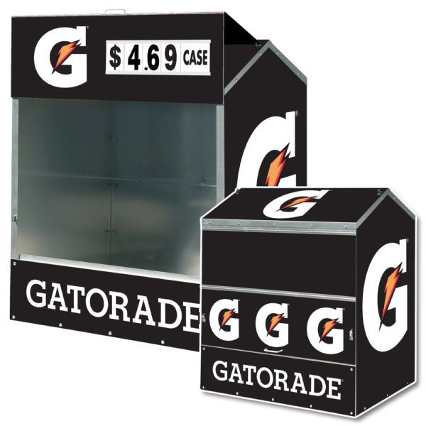 Gatorade Steel Master Dock Locker® Outdoor Display's by Intermarket Technology