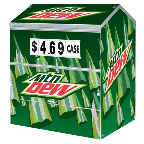 Mountain Dew Steel Master Dock Locker® Outdoor Beverage Display