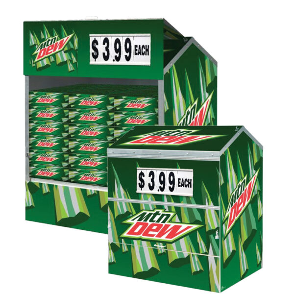 Mountain Dew Steel Master Dock Locker® Outdoor Beverage Display