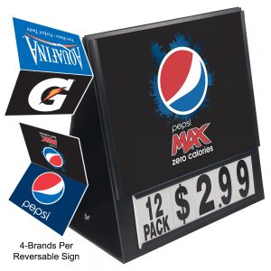 Pepsi Brand Master Signage for convenience stores by InterMarket Technology