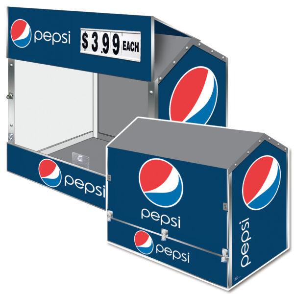 Pepsi Dock Locker 54 Outdoor Beverage Display by Intermarket Technology