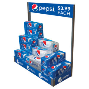 Pepsi Case Stacker MAX - Platform Display