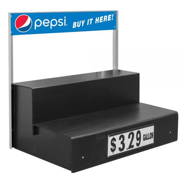 Pepsi Step Maxer™ II Outdoor Step Display by InterMarket Technology
