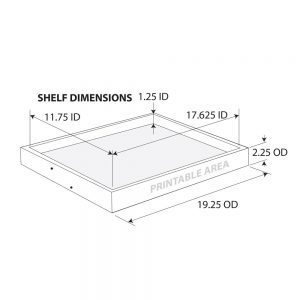 Side Brander Wood Display Rack by InterMarket Technology