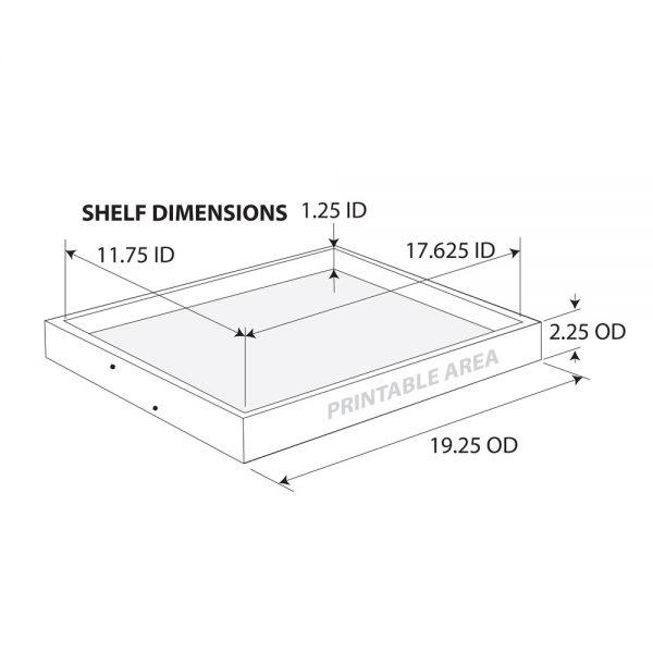 Side Brander Wood Display Rack by InterMarket Technology