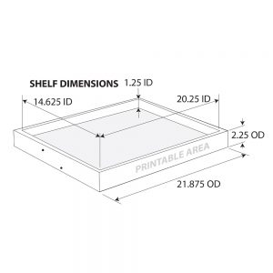 Side Brander Wood Display Rack by InterMarket Technology