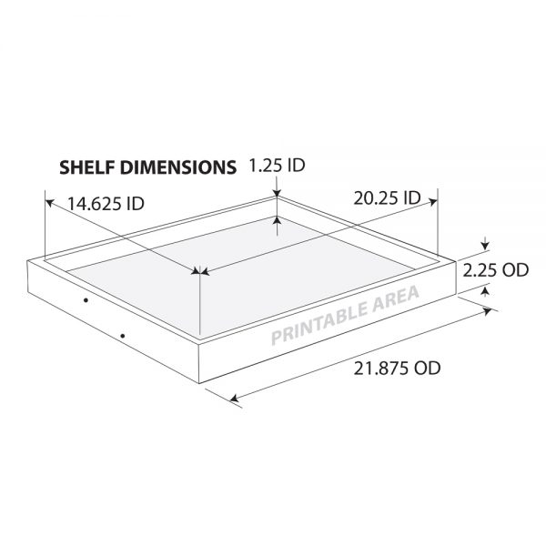 Side Brander Wood Display Rack by InterMarket Technology