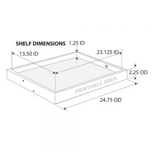 Side Brander Wood Display Rack by InterMarket Technology