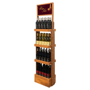 Vintage SideBrander Wine Display Rack