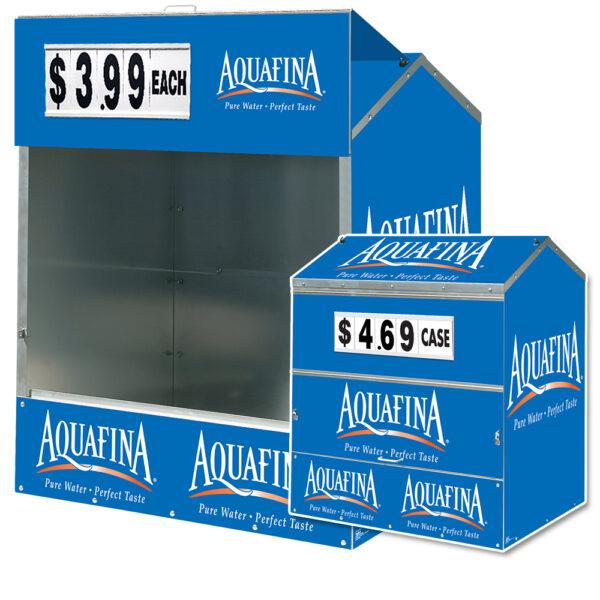 Aquafina Steel Master Outdoor Display by Intermarket Technology