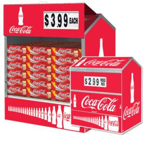 Coca-Cola Steel Dock Locker Outdoor Display by Intermarket Technology