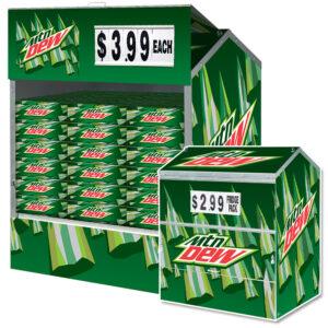 Mountain Dew Steel Dock Locker Outdoor Display by Intermarket Technology