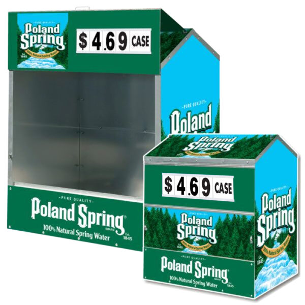 Poland Spring Steel Master Dock Locker® Outdoor Display