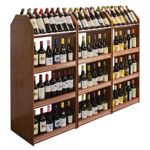 Vintage Dual Modular Wine Display Rack