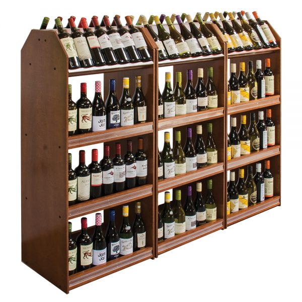Vintage Dual Modular Wine Display Rack