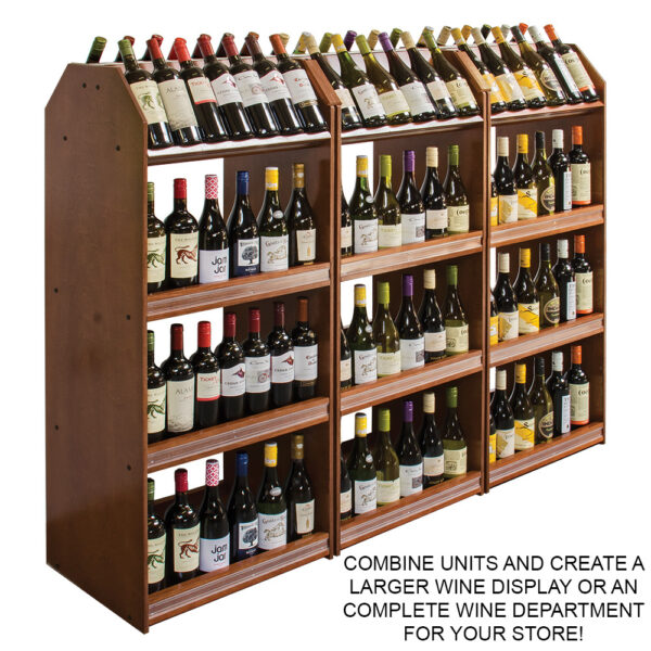 Vintage Dual Modular Wine Display Rack