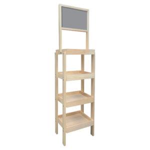 4-Post 14-Inch Wood Display Rack by InterMarket Technology