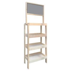 4-Post 20-Inch Wood Display Rack by InterMarket Technology