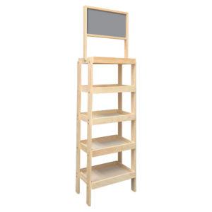 4-Post 20-Inch Wood Display Rack by InterMarket Technology