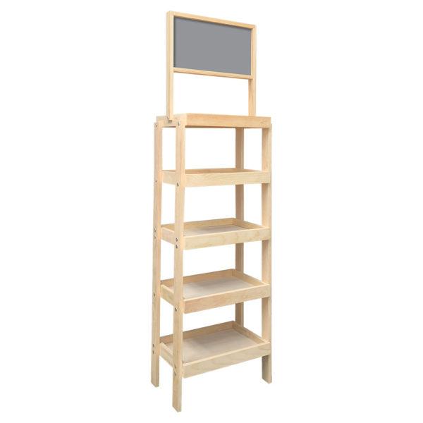 4-Post 20-Inch Wood Display Rack by InterMarket Technology